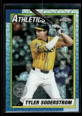 2025 Topps Update Tyler Soderstrom #U90C-55 1990 35th Anniversary Athletics