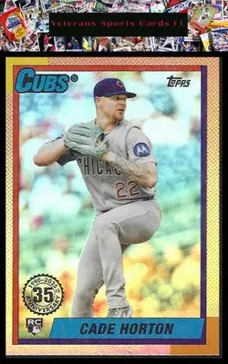 2025 Topps Update #U90-16 Cade Horton 1990 Topps Baseball 35th Anniversary