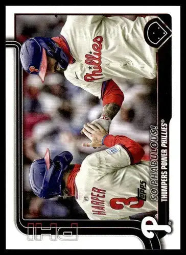 2025 Topps Update #US107 Bryce Harper/Nick Castellanos NM-MT Phillies V ID:80426 - Baseball Card Single