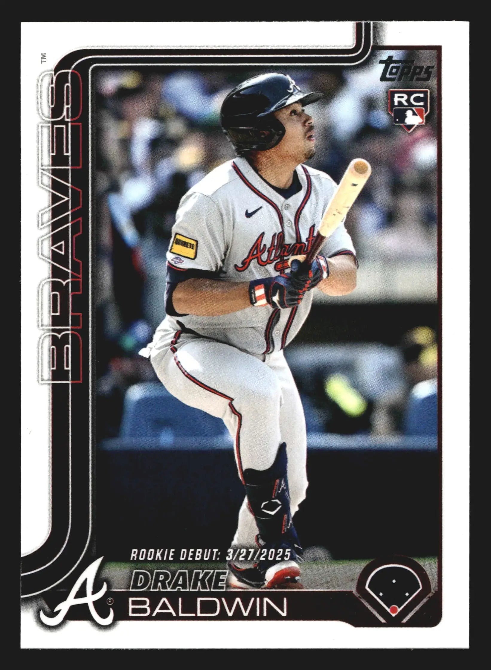 2025 Topps Update #US113 Drake Baldwin Braves RC Rookie Debut