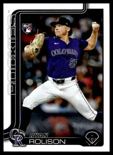 2025 Topps Update #US124 Ryan Rolison NM-MT RC Rookie Rockies ID:80431 - Baseball Card Single