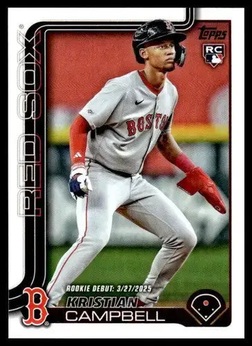 2025 Topps Update #US129 Kristian Campbell NM-MT Red Sox Rookie Debut ID:80434 - Baseball Card Single