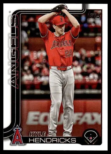 2025 Topps Update #US136 Kyle Hendricks NM-MT Angels ID:80438 - Baseball Card Single