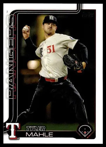 2025 Topps Update #US152 Tyler Mahle NM-MT Rangers ID:80444 - Baseball Card Single