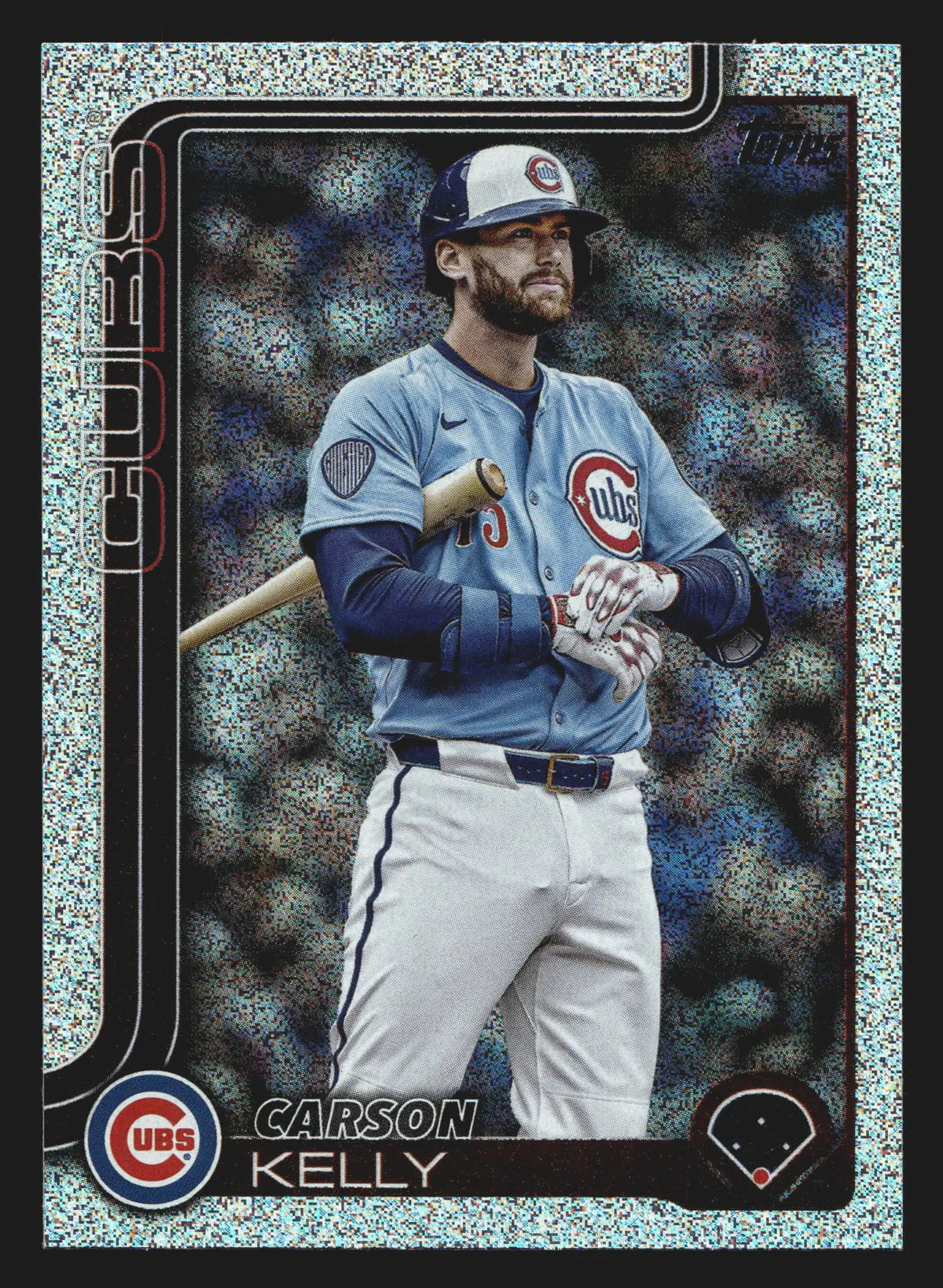 2025 Topps Update #US156 Carson Kelly Sand Glitter Foil Chicago Cubs - Baseball Card Single