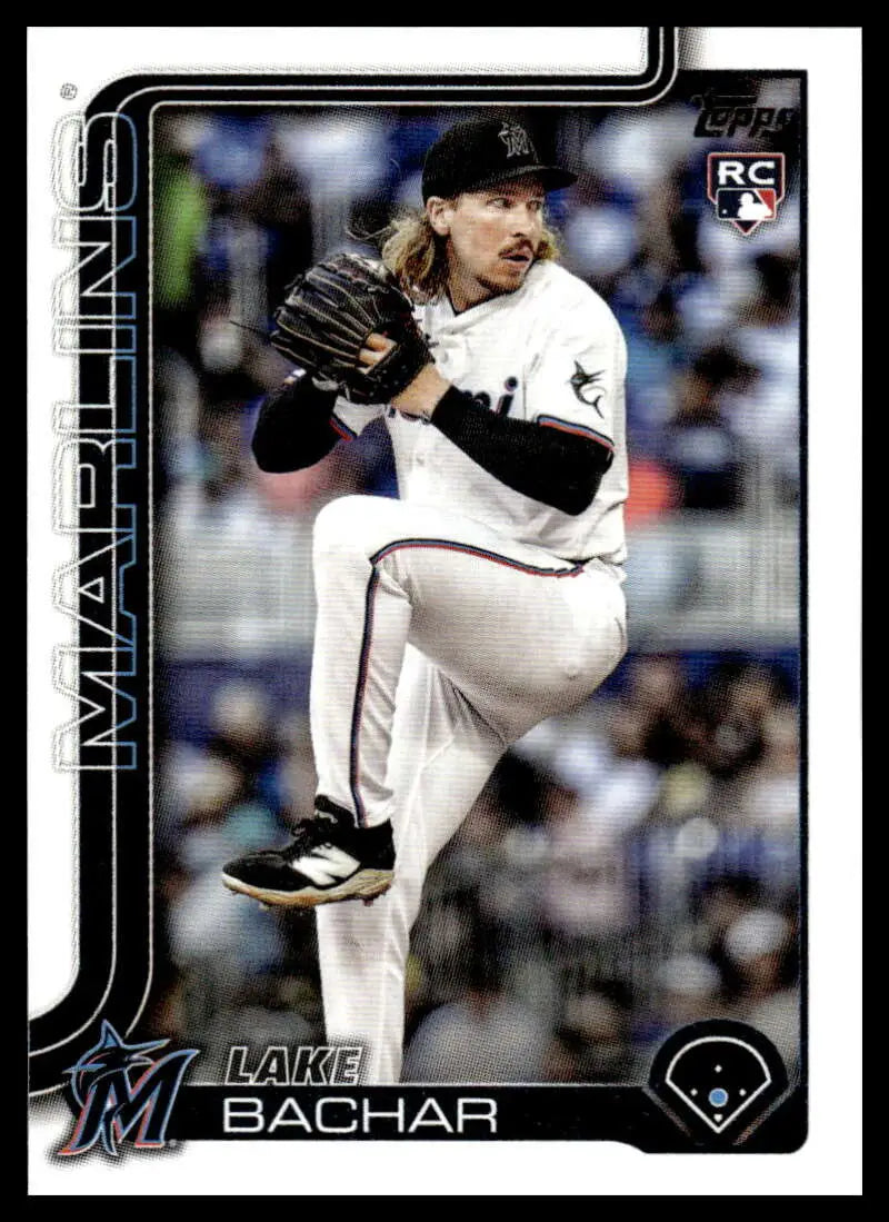 2025 Topps Update #US158 Lake Bachar NM-MT RC Rookie Marlins ID:80446 - Baseball Card Single