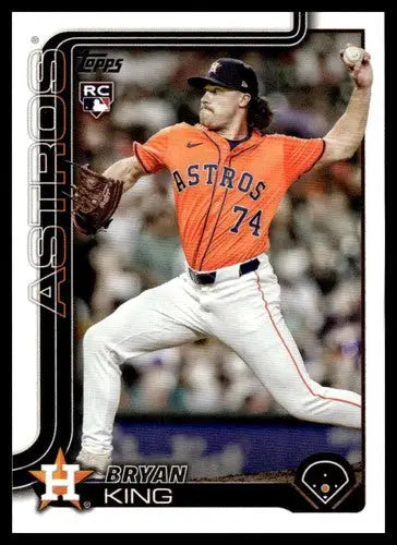 2025 Topps Update #US183 Bryan King NM-MT RC Rookie Astros ID:80453 - Baseball Card Single