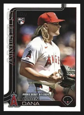 2025 Topps Update #US187 Caden Dana Los Angeles Angels RC - Baseball Card Single