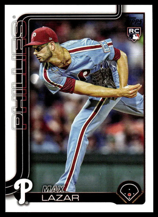 2025 Topps Update #US194 Max Lazar NM-MT RC Rookie Phillies ID:80457 - Baseball Card Single