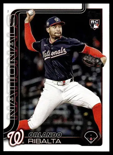 2025 Topps Update #US203 Orlando Ribalta NM-MT RC Rookie Nationals ID:80459 - Baseball Card Single