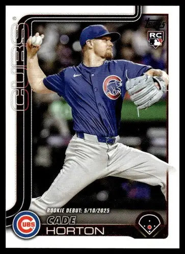 2025 Topps Update #US214 Cade Horton NM-MT Cubs Rookie Debut ID:80031 - Baseball Card Single