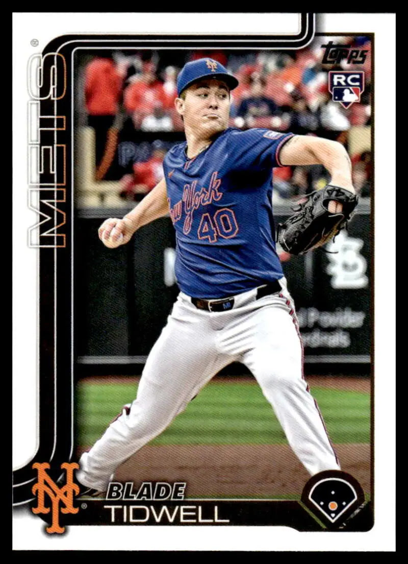 2025 Topps Update #US22 Blade Tidwell NM-MT RC Rookie Mets ID:80397 - Baseball Card Single