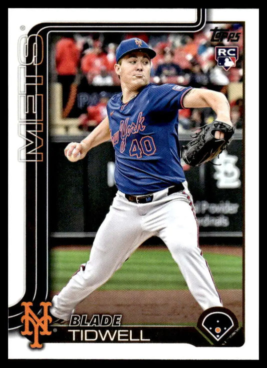2025 Topps Update #US22 Blade Tidwell NM-MT RC Rookie Mets ID:80397 - Baseball Card Single