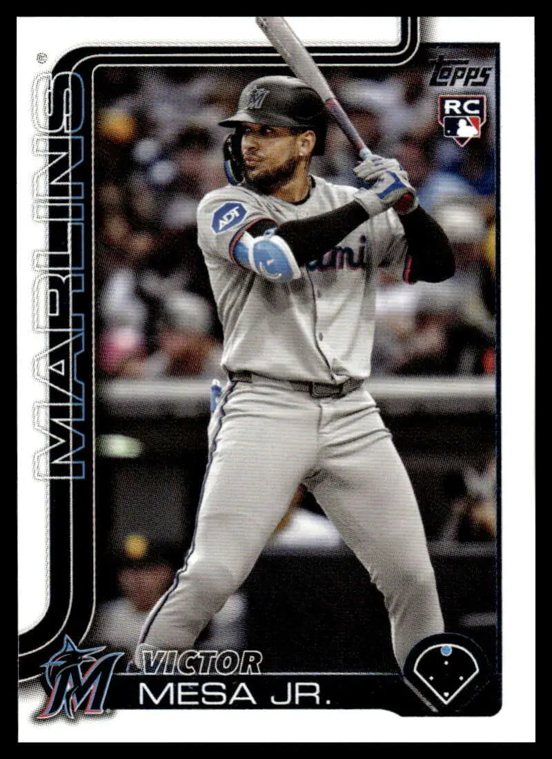 2025 Topps Update #US220 Victor MESA JR. NM-MT RC Rookie Marlins ID:80464 - Baseball Card Single