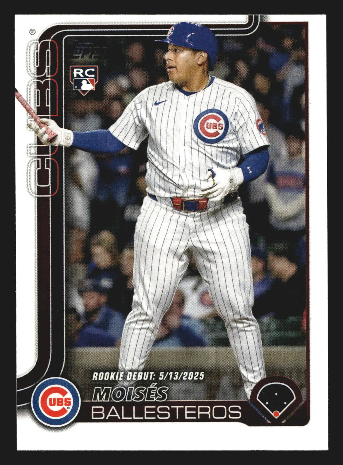 2025 Topps Update #US236 Moises Ballesteros Rookie Debut RC Cubs - Baseball Card Single