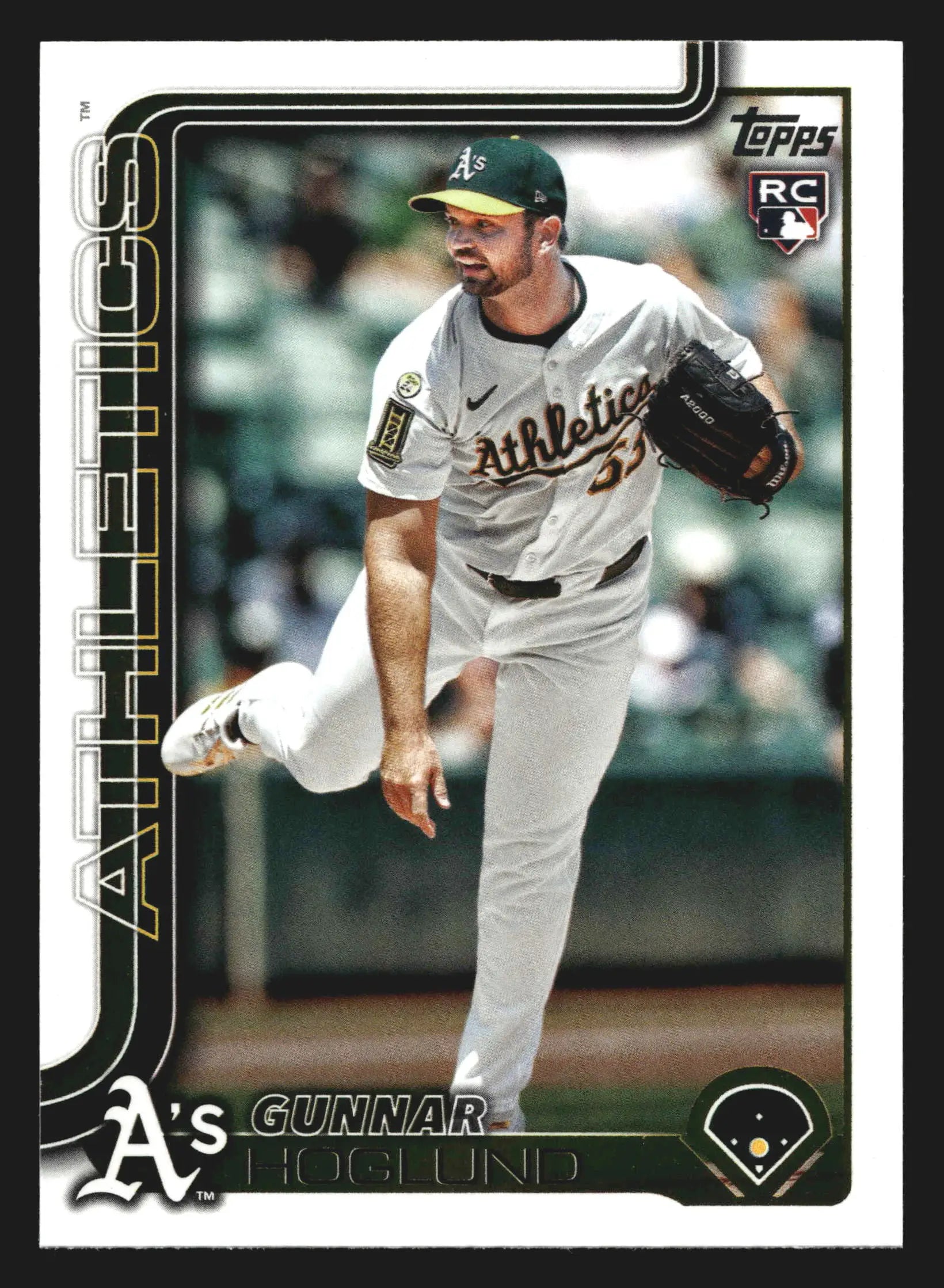 2025 Topps Update #US254 Gunnar Hoglund Athletics RC - Baseball Card Single