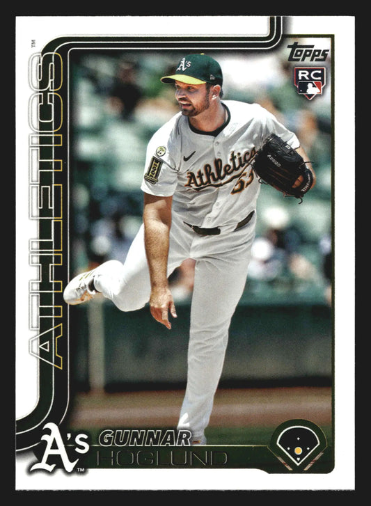 2025 Topps Update #US254 Gunnar Hoglund Athletics RC - Baseball Card Single
