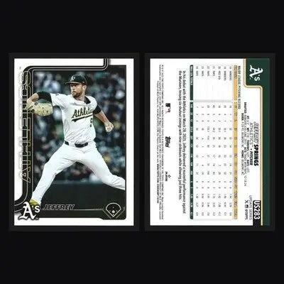 2025 Topps Update #US283 Jeffrey Springs Athletics - Baseball Card Single