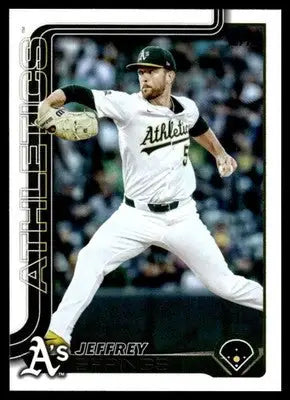 2025 Topps Update #US283 Jeffrey Springs NM-MT ID:80040 - Baseball Card Single