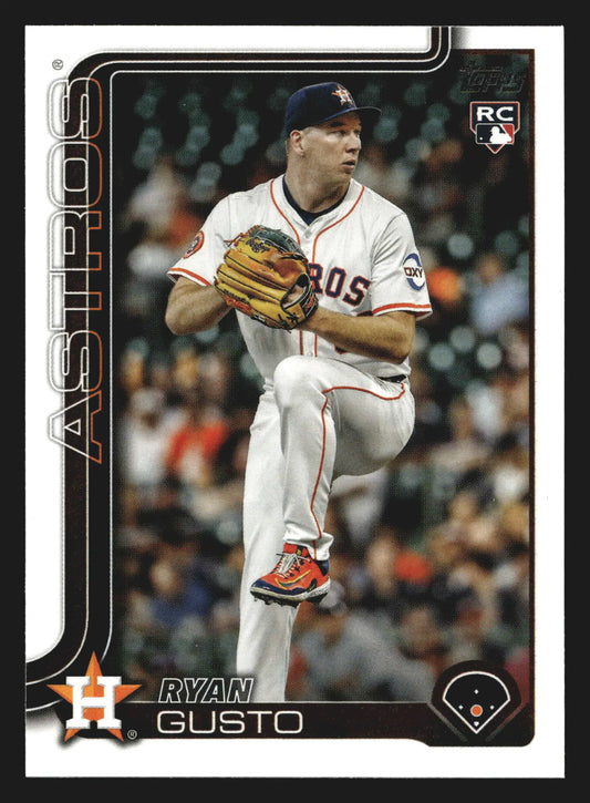 2025 Topps Update #US292 Ryan Gusto Astros RC - Baseball Card Single