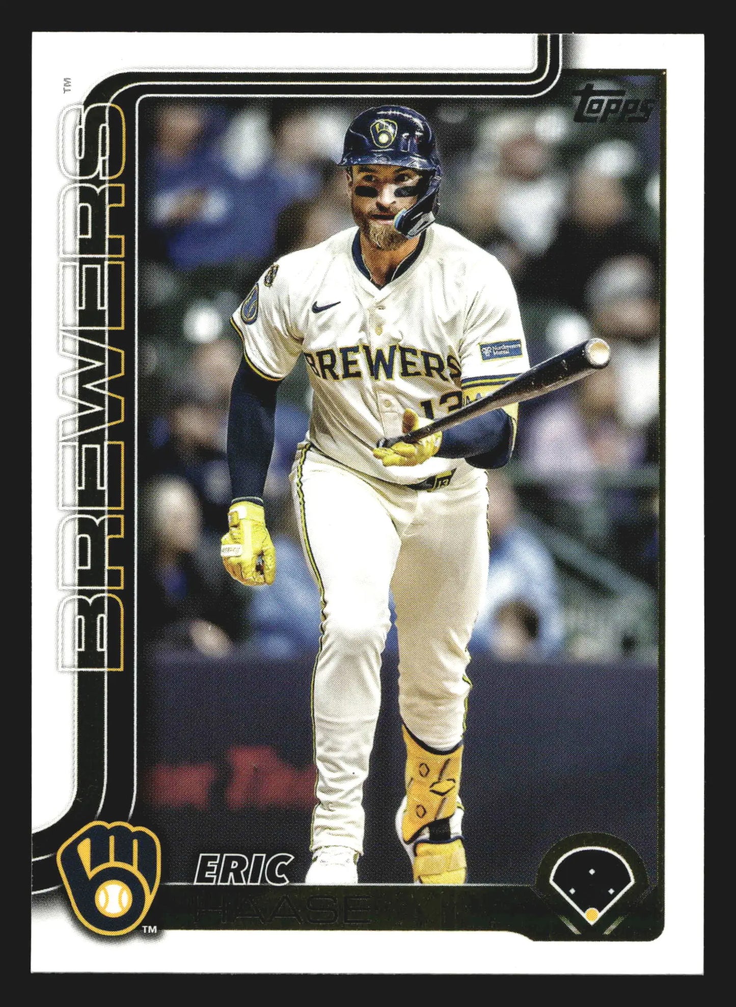 2025 Topps Update #US30 Eric Haase Milwaukee Brewers - Baseball Card Single