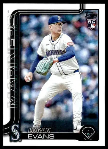 2025 Topps Update #US302 Logan Evans NM-MT RC Rookie Mariners ID:80479 - Baseball Card Single