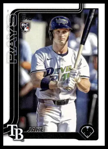 2025 Topps Update #US306 Jake Mangum NM-MT RC Rookie Rays ID:80480 - Baseball Card Single