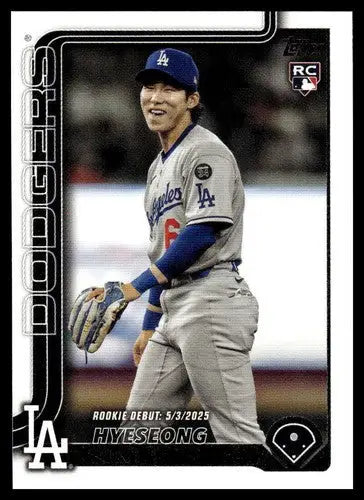2025 Topps Update #US312 Hyeseong Kim NM-MT Dodgers Rookie Debut ID:80046 - Baseball Card Single