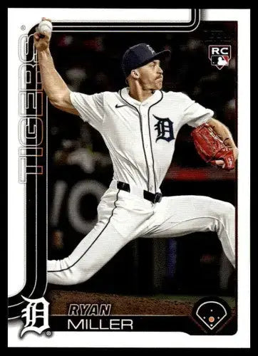 2025 Topps Update #US317 Ryan Miller NM-MT RC Rookie Tigers ID:80483 - Baseball Card Single