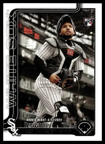 2025 Topps Update #US325 Edgar Quero NM-MT White Sox Rookie Debut ID:80047 - Baseball Card Single