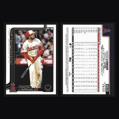2025 Topps Update #US33 Travis d’Arnaud Los Angeles Angels - Baseball Card Single