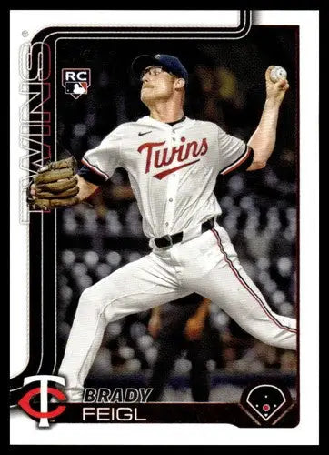 2025 Topps Update #US333 Brady Feigl NM-MT RC Rookie Twins ID:80487 - Baseball Card Single