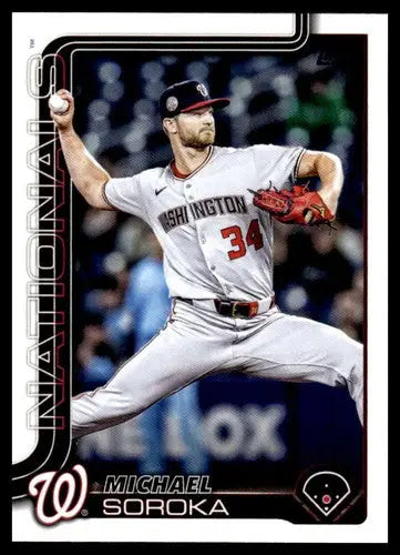 2025 Topps Update #US347 Michael Soroka NM-MT Nationals ID:80051 - Baseball Card Single