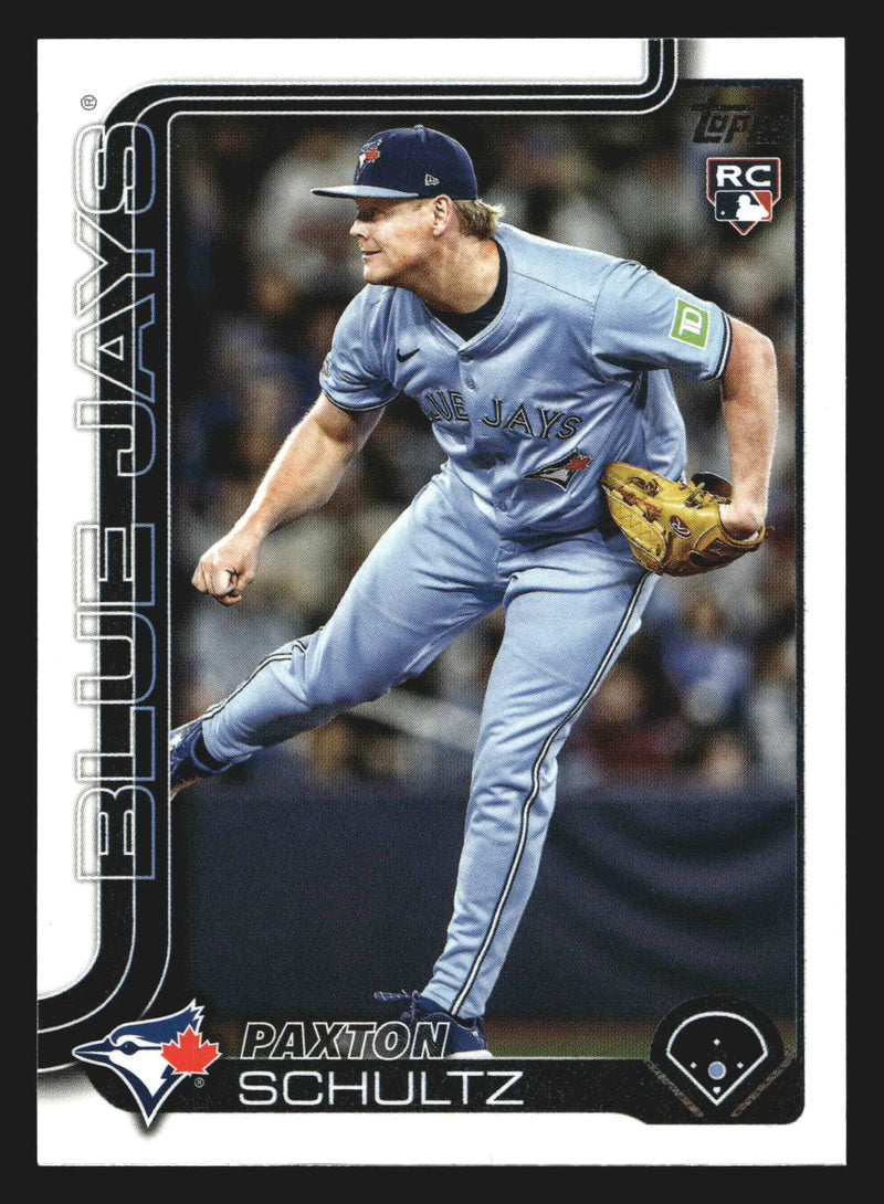 2025 Topps Update #US350 Paxton Schultz RC Rookie Toronto Blue Jays