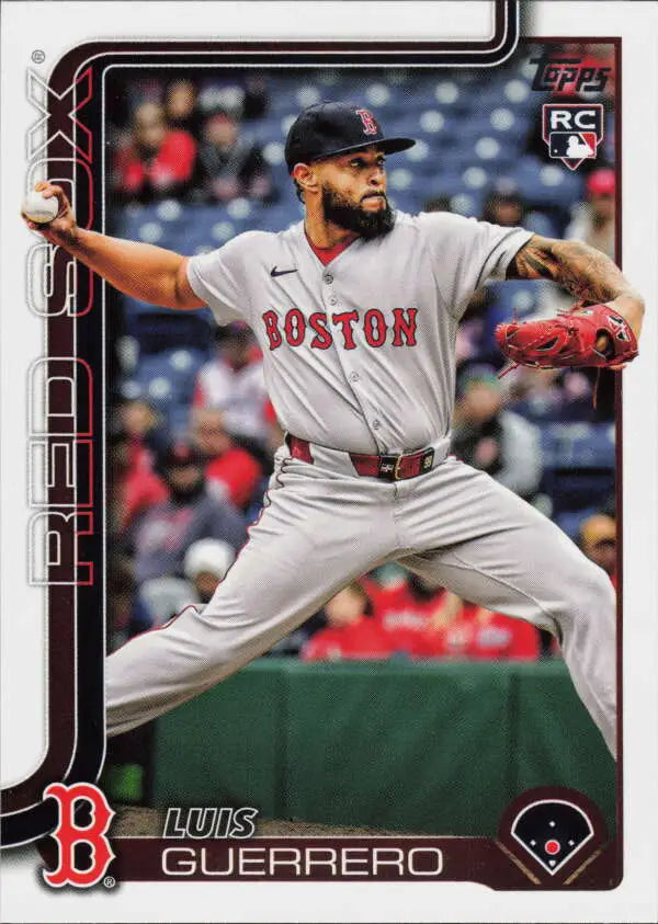 2025 Topps Update #US36 Luis Guerrero NM-MT RC Rookie Red Sox ID:80400 - Baseball Card Single