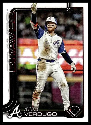 2025 Topps Update #US4 Alex Verdugo NM-MT Braves ID:80395 - Baseball Card Single