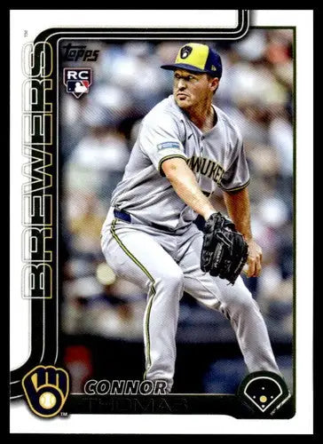 2025 Topps Update #US63 Connor Thomas NM-MT RC Rookie Brewers ID:80408 - Baseball Card Single