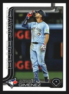 2025 Topps Update #US75 Andres Gimenez Toronto Blue Jays - Baseball Card Single