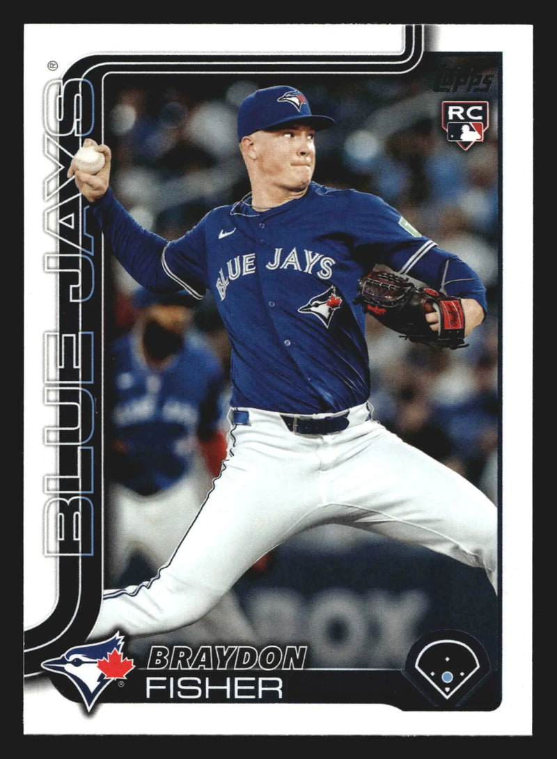 2025 Topps Update #US89 Braydon Fisher Toronto Blue Jays RC