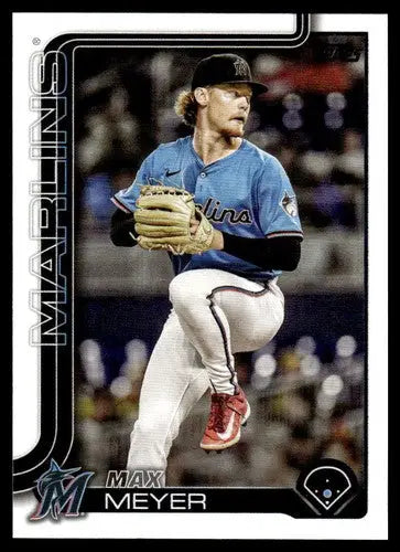 2025 Topps Update #US99 Max Meyer NM-MT Marlins ID:80419 - Baseball Card Single
