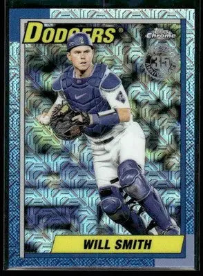 2025 Topps Update Will Smith #U90C-31 1990 35th Anniversary Chrome Dodgers