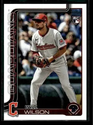 2025 Topps Update Will Wilson #US255 RC Cleveland Guardians