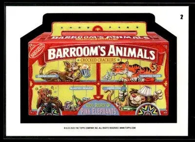 2025 Topps Wacky Packages All New Series Baroom Animals #2 Coupon Back - Non-Sports Card Single