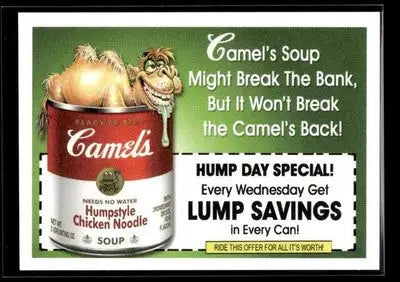 2025 Topps Wacky Packages All New Series Camel’s #24 Coupon Back