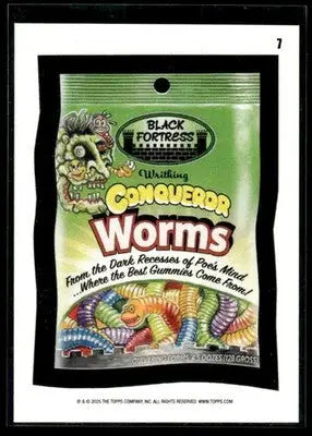 2025 Topps Wacky Packages All New Series Conqueror Worms #7 Coupon Back - Non-Sports Card Single