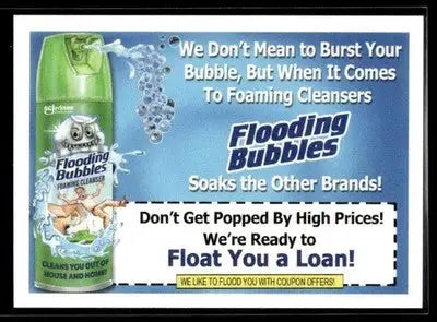 2025 Topps Wacky Packages All New Series Flooding Bubbles #33 Coupon Back