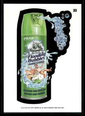 2025 Topps Wacky Packages All New Series Flooding Bubbles #33 Coupon Back
