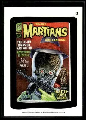 2025 Topps Wacky Packages All New Series Martians Magazine #2 Mars Attacks