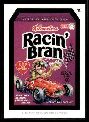 2025 Topps Wacky Packages All New Series Racin’ Bran #14 Coupon Back - Non-Sports Card Single
