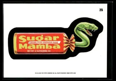 2025 Topps Wacky Packages All New Series Sugar Mamba #25 Coupon Back